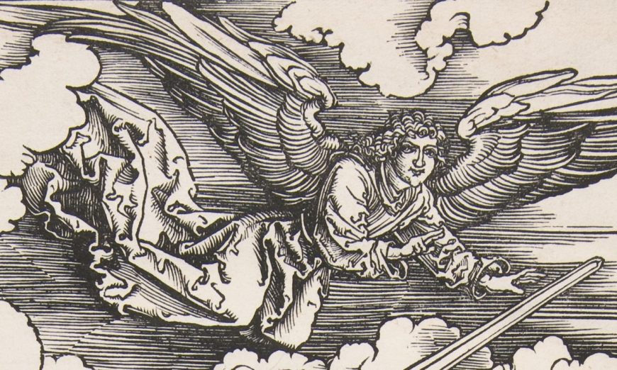 Albrecht Dürer, <em>The Four Horsemen of the Apocalypse</em>, 1498, woodcut, 38.8 x 29.1 cm (The Metropolitan Museum of Art, New York)